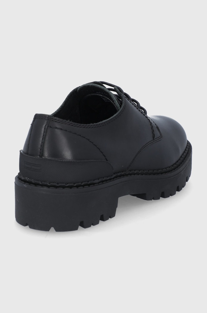 Obuwie Tommy Jeans Półbuty skórzane EM0EM00838BDS.BLK EM0EM00838BDS.BLK czarny