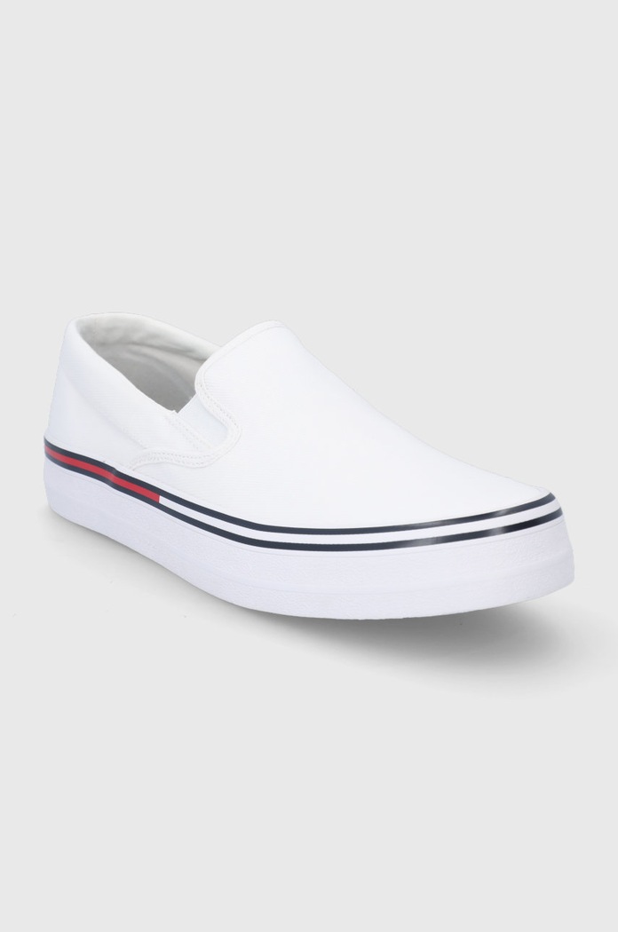 Tenisky Tommy Jeans EM0EM00961.YBR.ESSENTI biela SS22