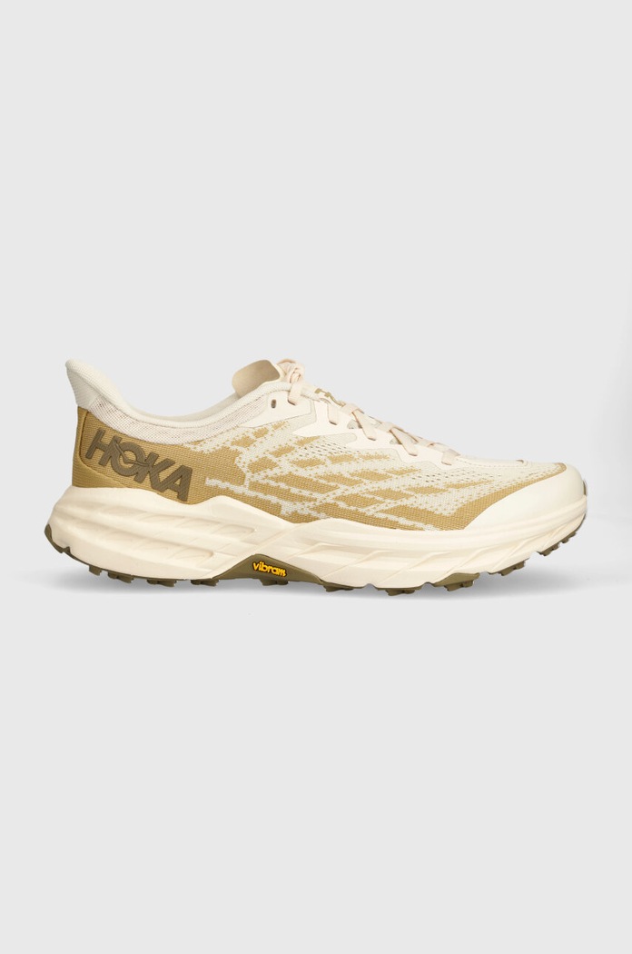 Běžecké boty Hoka Speedgoat 5 textilní béžová 1123157