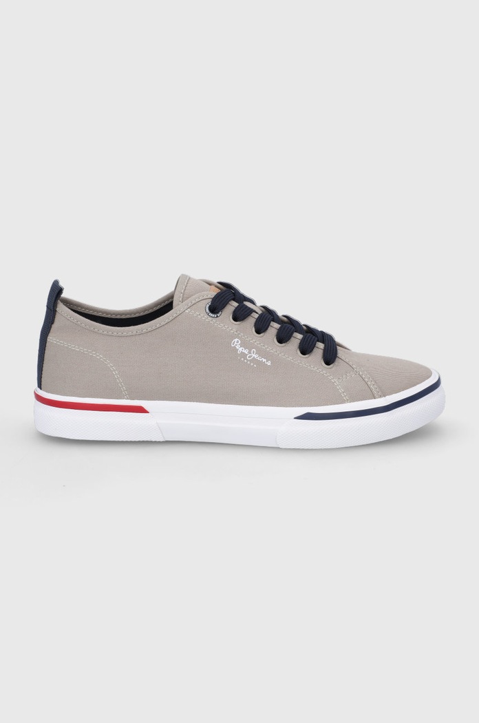 Πάνινα παπούτσια Pepe Jeans Kenton Smart 22 Planet friendly καφέ PMS30811.855