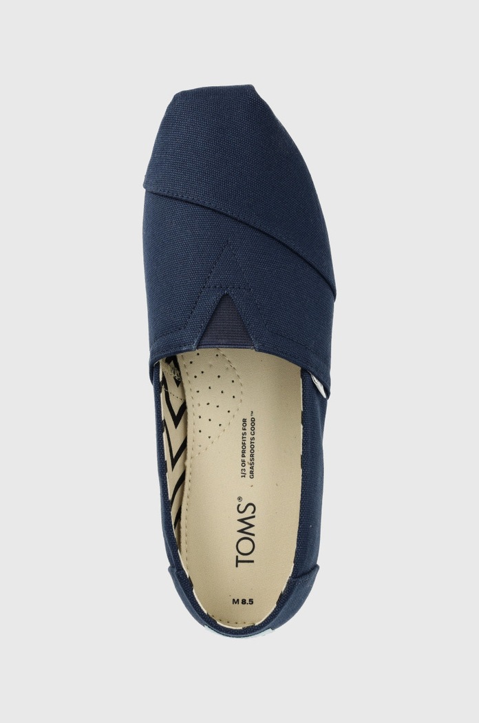 Espadrile Toms Alpargata mornarsko modra 10017660