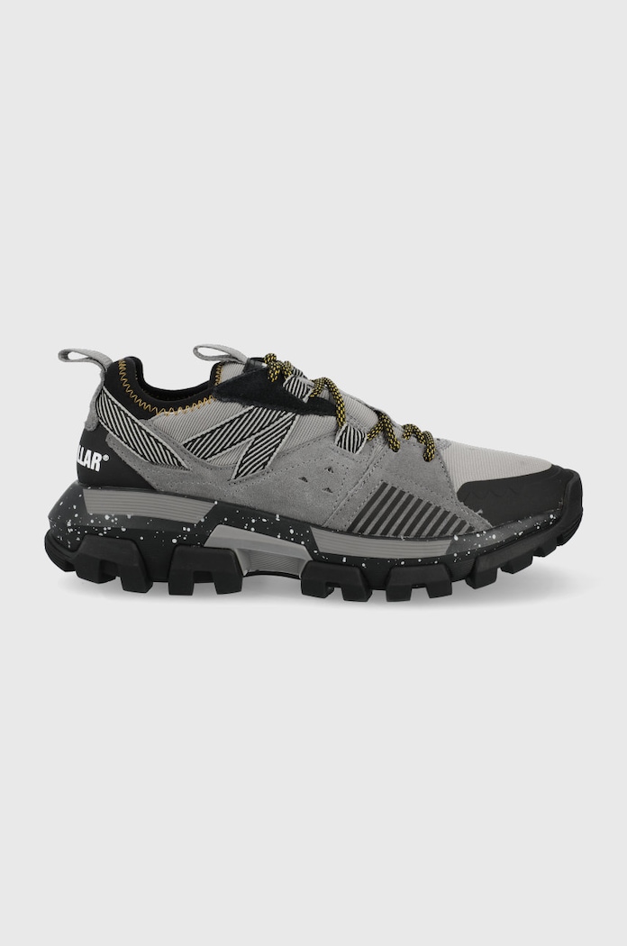 Tenisky CAT Footwear Cloudburst semišová koža sivá P724509.CLOUDBURST