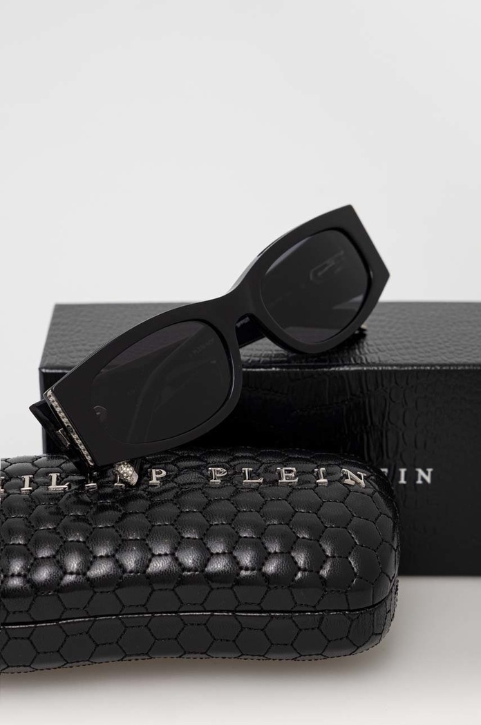 Philipp Plein okulary przeciwsłoneczne czarny SPP025S.550700