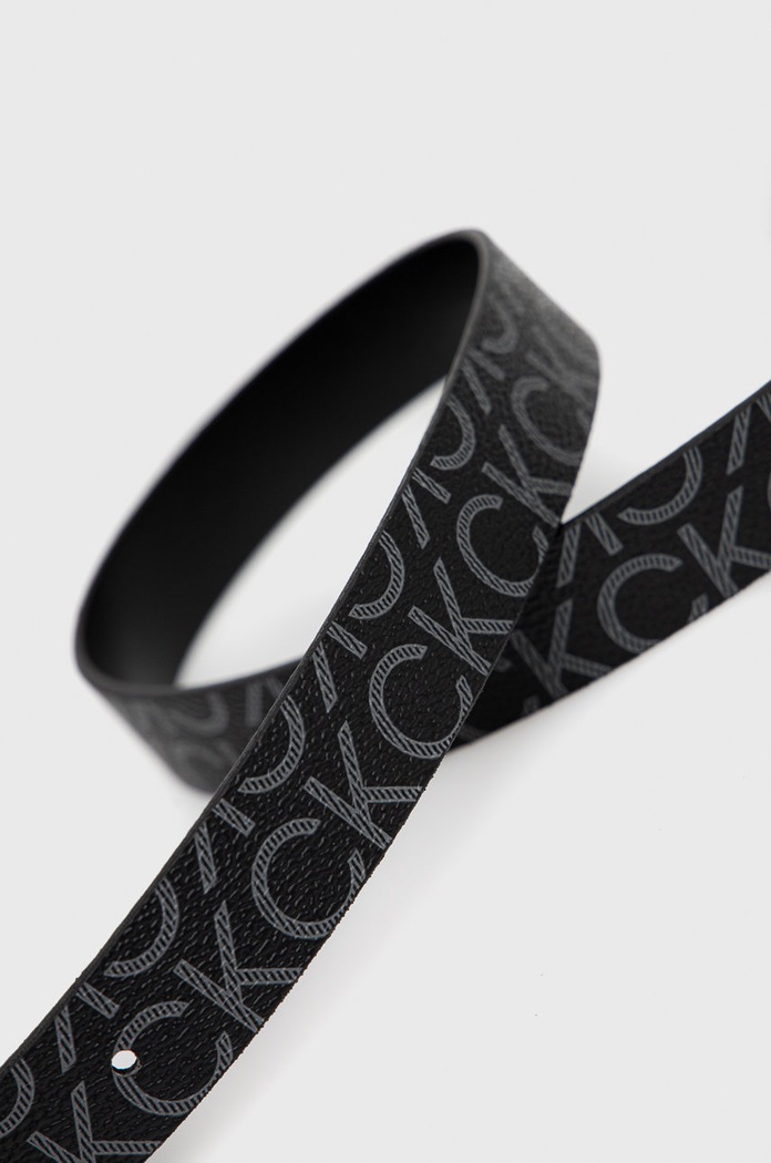 Oboustranný pásek Calvin Klein K60K608761.PPYY černá SS22