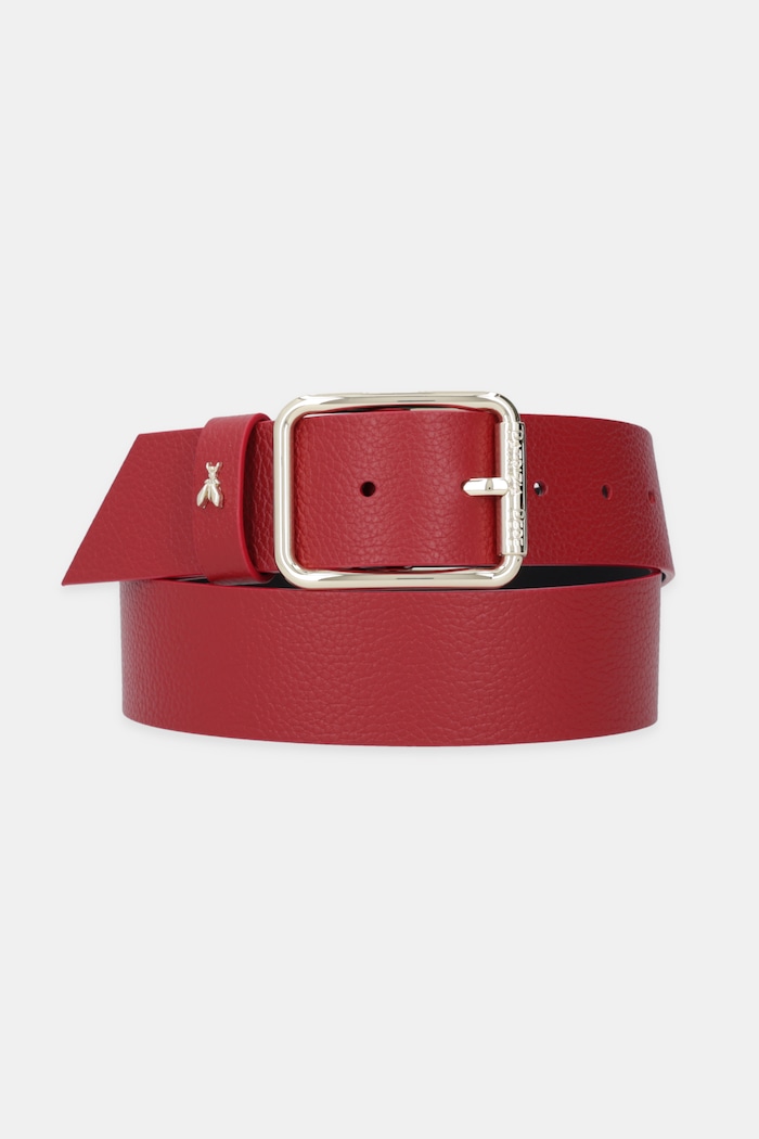 Patrizia Pepe curea pentru femei din piele Gift Box rosu CW6409.L001