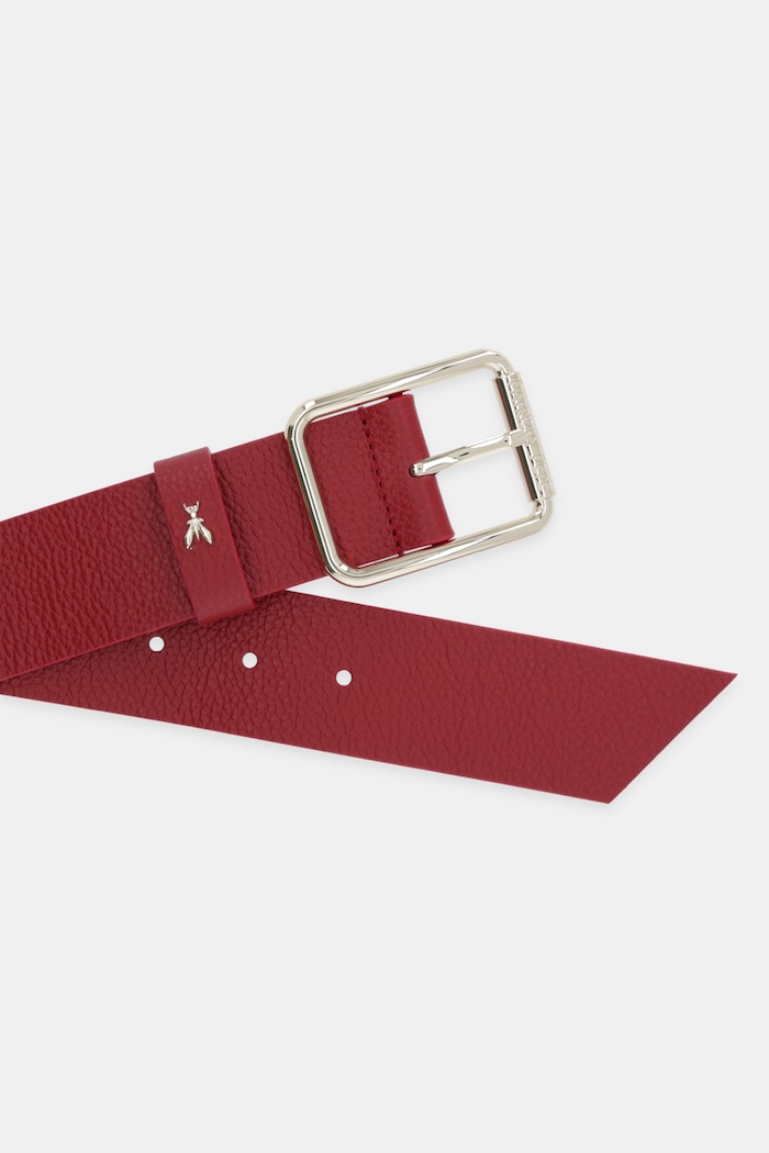Patrizia Pepe curea pentru femei din piele CW6409.L001 rosu AW24