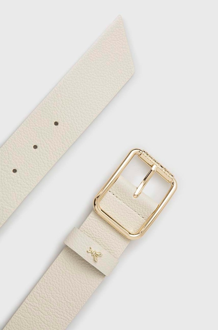 Patrizia Pepe pasek damski skórzany CW6409.L001 biały AW24