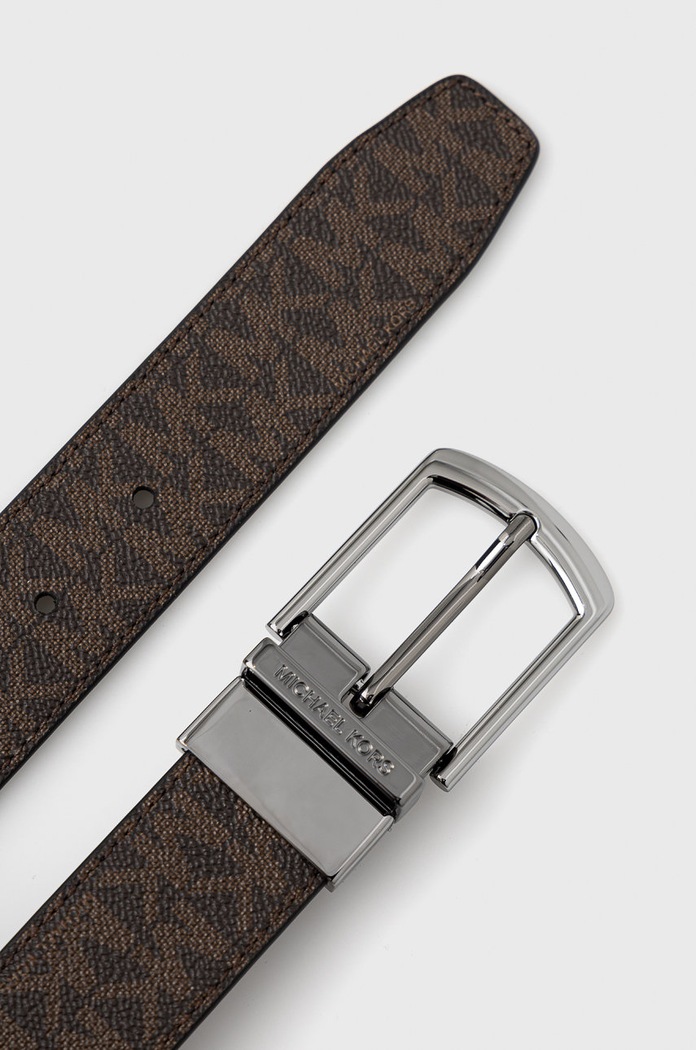 Michael Kors curea de piele cu două fețe 39H9LBLY4C negru SS23