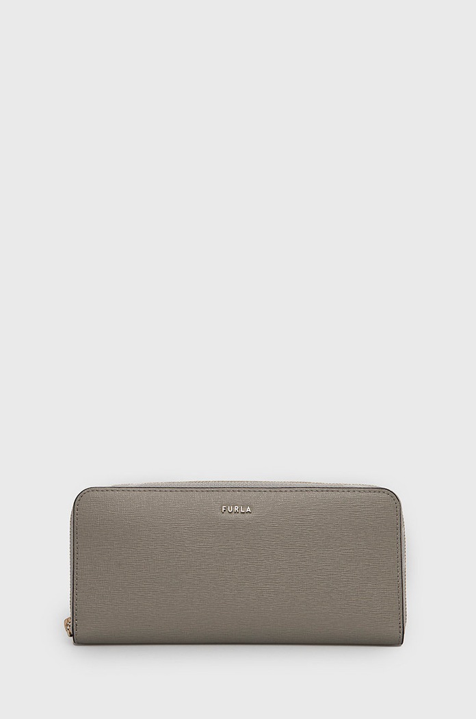 Furla Portfel skórzany Babylon skóra licowa szary PCX8UNO.B30000.0718S