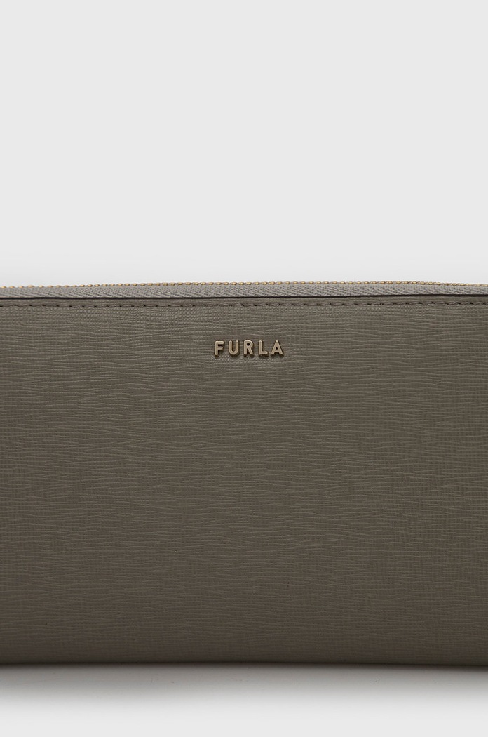 Furla Portfel skórzany Babylon PCX8UNO.B30000.0718S szary AA00