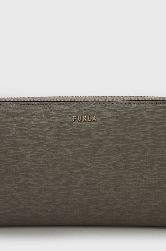Furla Portfel skórzany Babylon PCX8UNO.B30000.0718S szary AA00