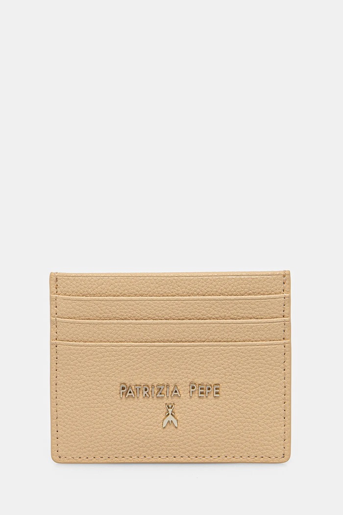 Patrizia Pepe carcasa din piele piele bej CQ7001.L001
