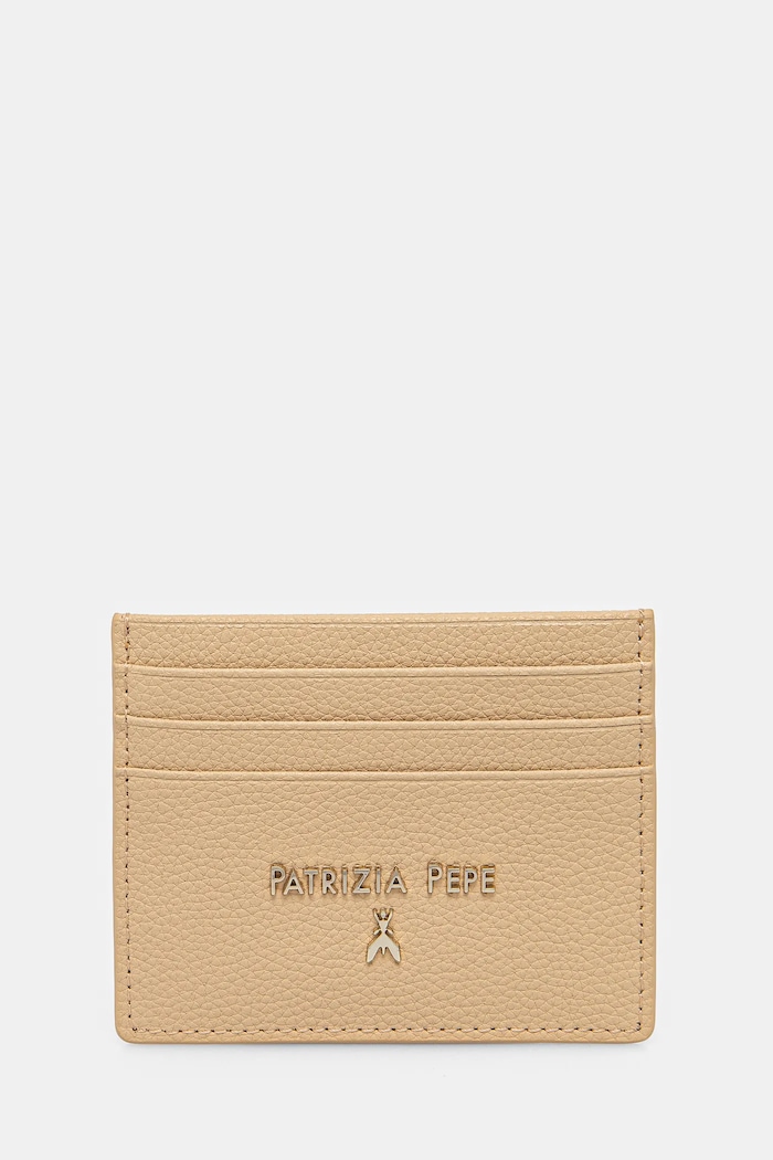 Patrizia Pepe carcasa din piele piele bej CQ7001.L001