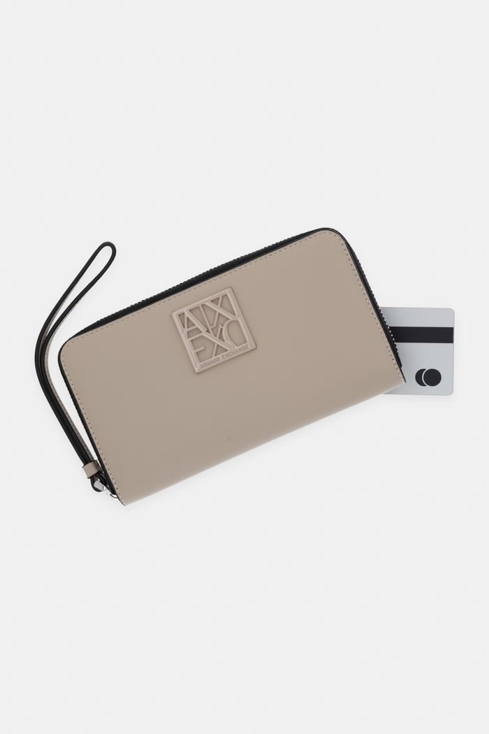 Peňaženka Armani Exchange béžová 948486.0A874