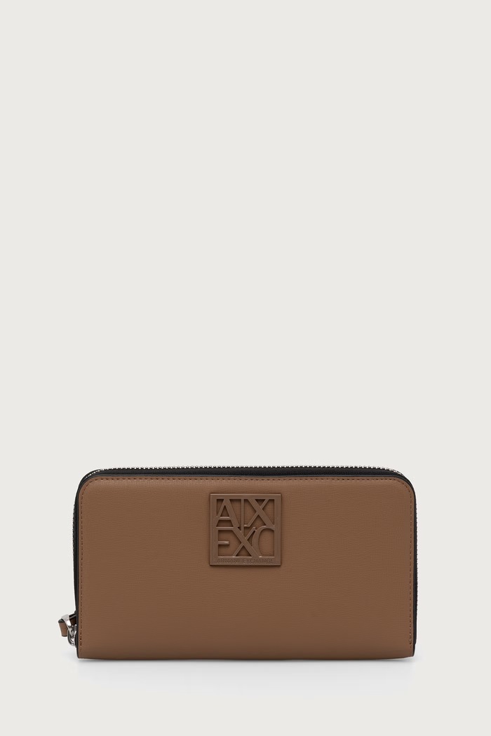 Armani Exchange гаманець жіночий зі штучної шкіри бежевий 948486.0A874