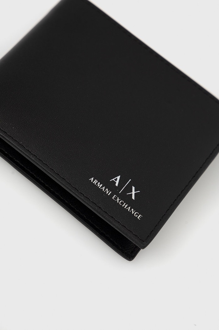 Armani Exchange usnjena denarnica črna 958097.CC845