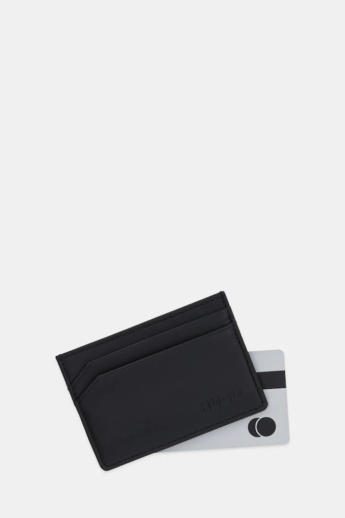 HUGO etui na karty skórzane 50470746 50470746 czarny SS22