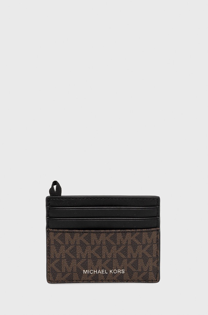 Michael Kors kártyartó mintás fekete 39F9LGYD2B