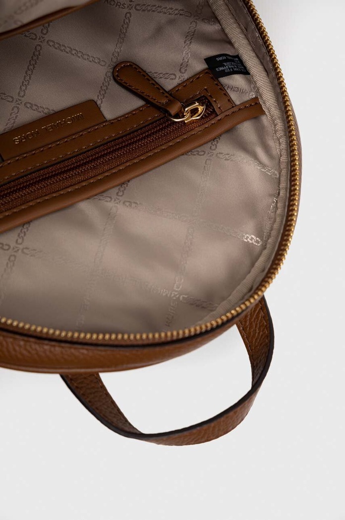 Kožený ruksak MICHAEL Michael Kors 30S5GEZB1L hnedá