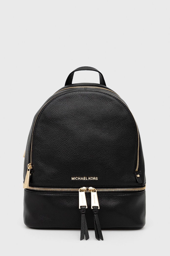 MICHAEL Michael Kors plecak skórzany 30S5GEZB1L skóra licowa czarny 30S5GEZB1L