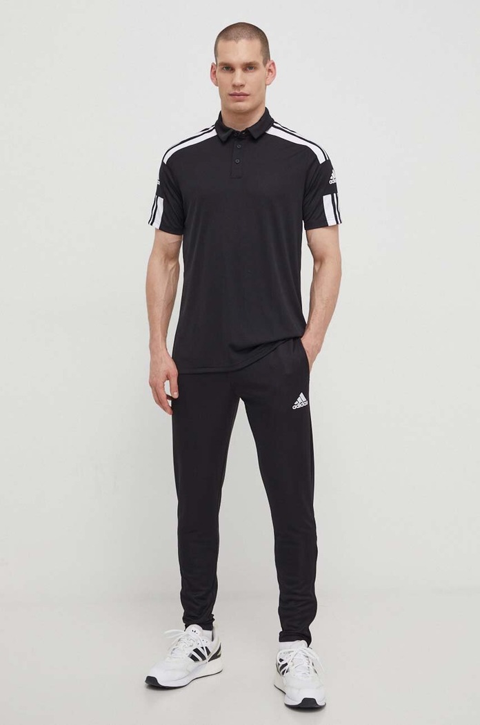 Tréninkové polo tričko adidas Performance Squadra 21 GK9556 černá SS22