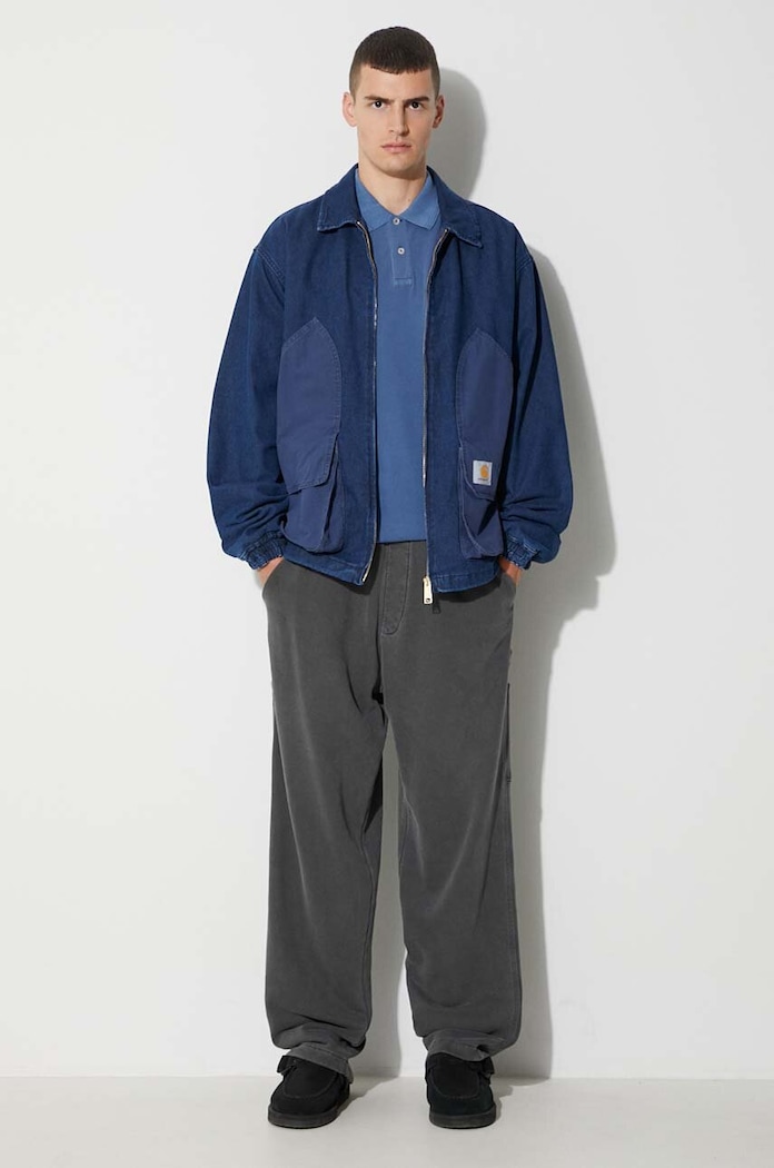 Woolrich poló CFWOPO0035MRUT1483 sötétkék SS22