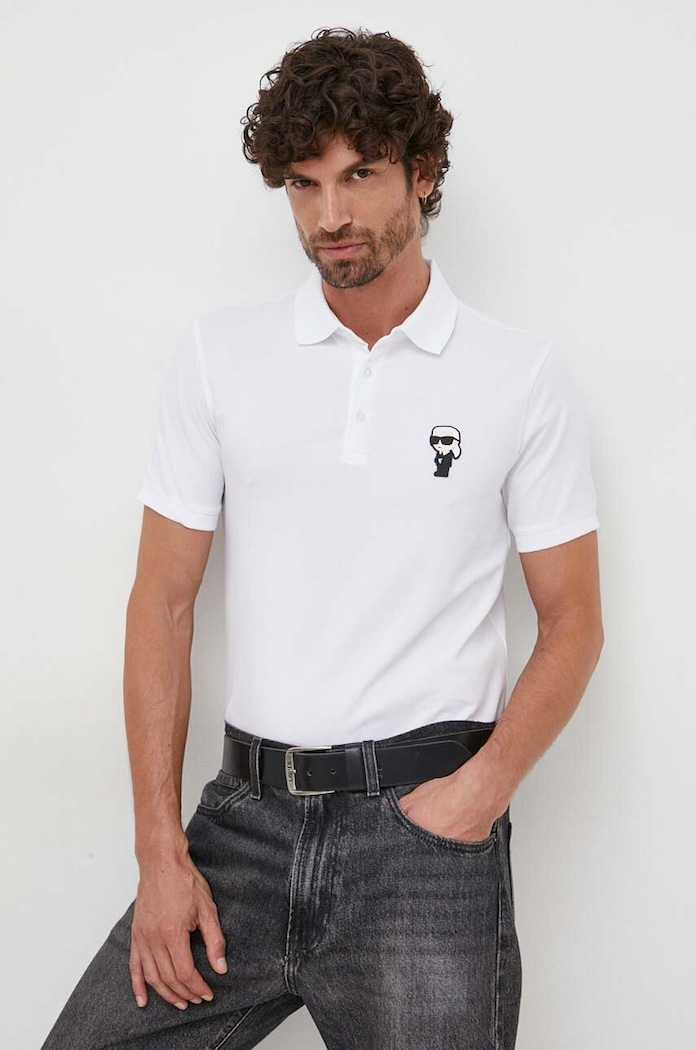 Oblečení Polo tričko Karl Lagerfeld 500221.745022 bílá