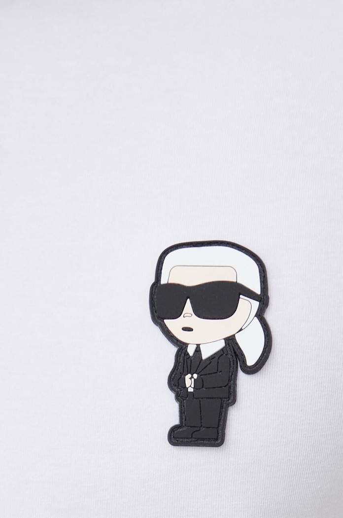 Polo tričko Karl Lagerfeld 500221.745022 bílá