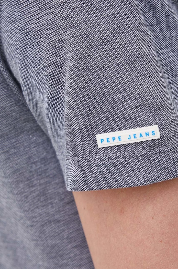 Pamučna polo majica Pepe Jeans Fabrice D PM541827.596 mornarsko plava