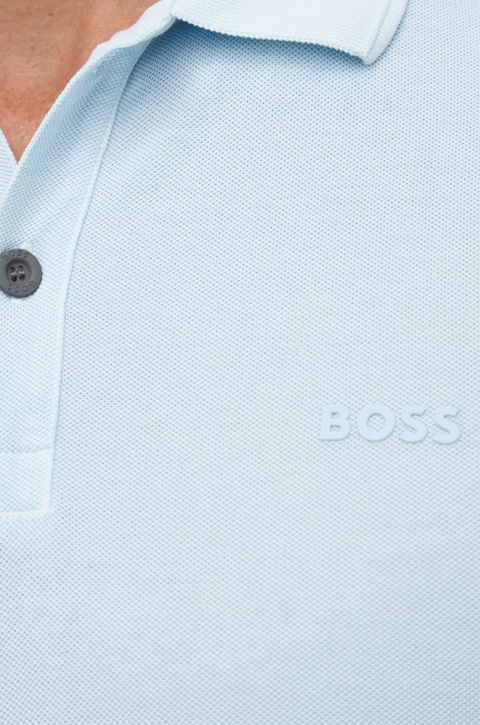 BOSS polo bawełniane BOSS ORANGE 50468576 BOSS Orange niebieski 50468576