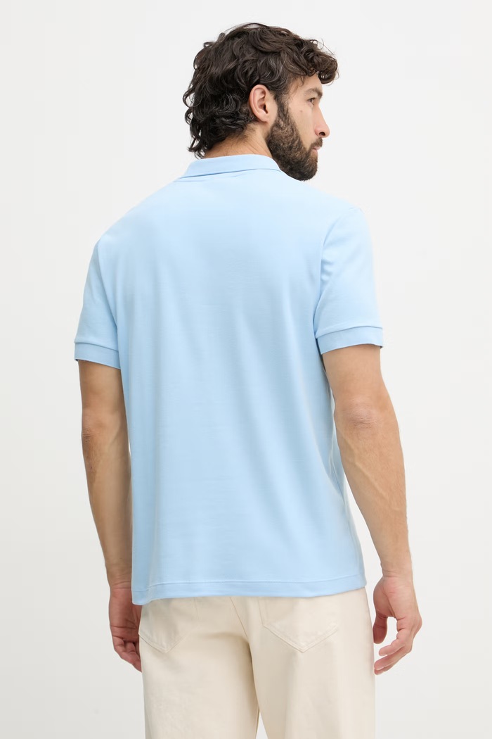 Oblečení Lacoste polo bavlněné pánské DH2050. modrá