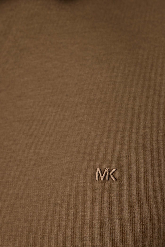 Polo męskie bawełniane Michael Kors zielony CS15073C93