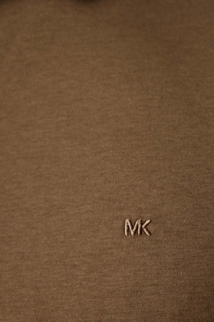 Polo męskie bawełniane Michael Kors zielony CS15073C93