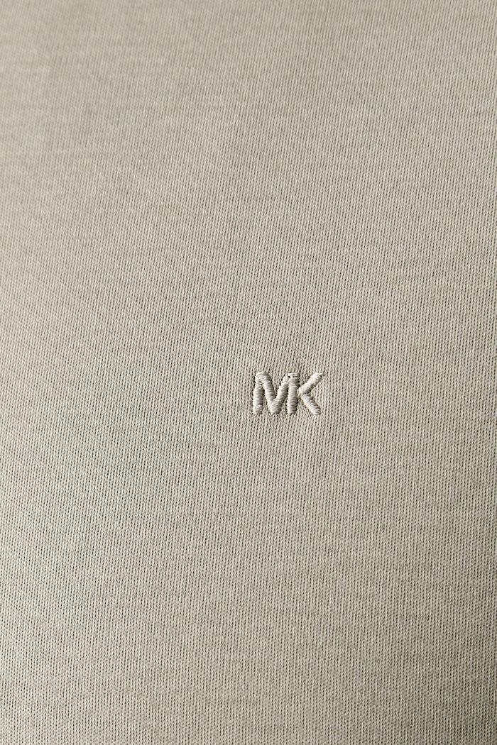 Michael Kors polo męskie bawełniane CS15073C93 zielony