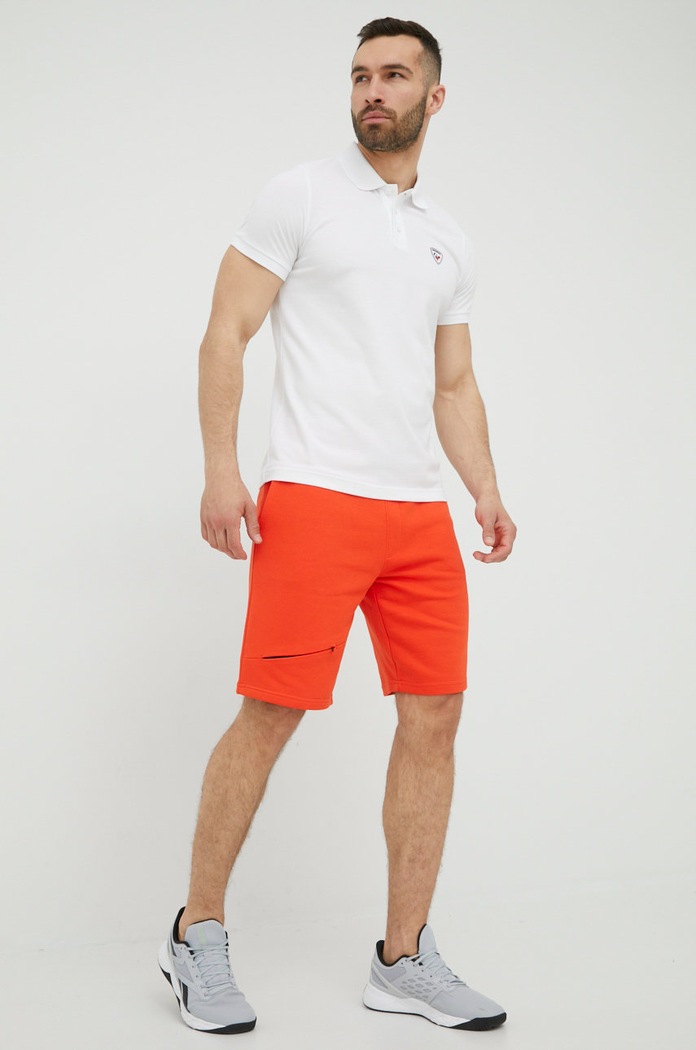 Bavlnené polo tričko Rossignol RLKMY01 biela SS24