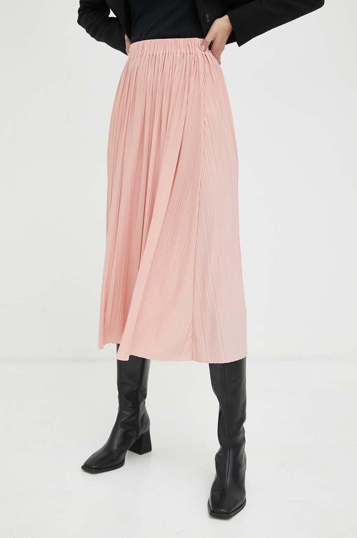Samsoe Samsoe Fustă F18303206 roz AW24