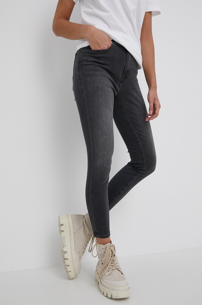 Rifle Tommy Jeans Ce374 čierna DW0DW11603.PPYY