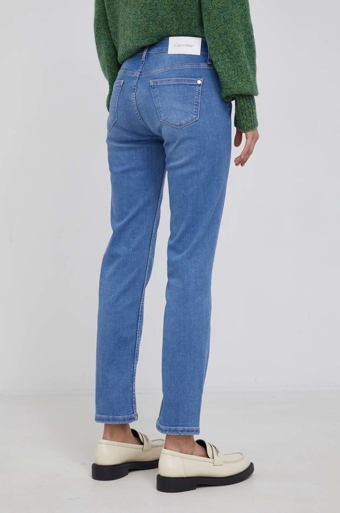 Odzież Calvin Klein Jeansy K20K203521.PPYY niebieski
