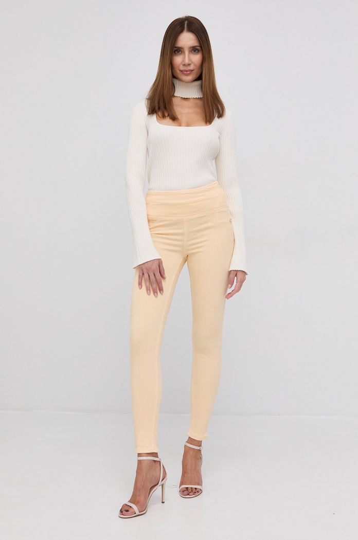 Patrizia Pepe Jeansy CP0367.DS04 żółty SS25