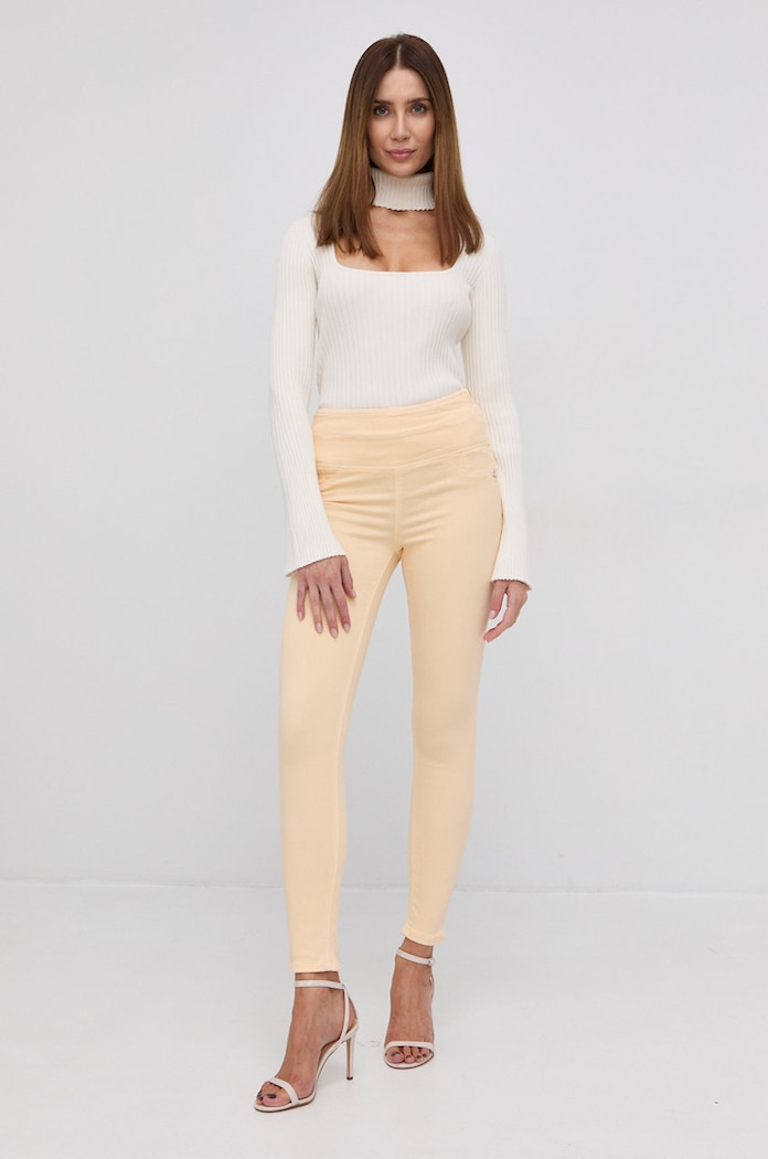 Patrizia Pepe Jeansy CP0367.DS04 żółty SS25