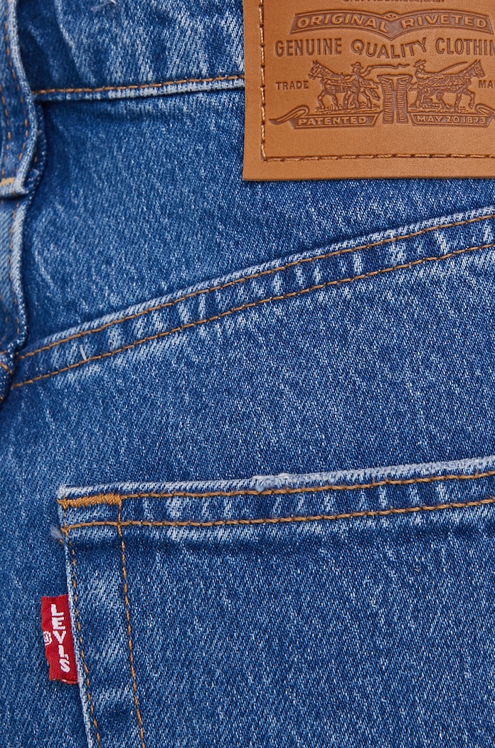 Levi's jeansy RIBCAGE STRAIGHT ANKLE niebieski 72693.0117