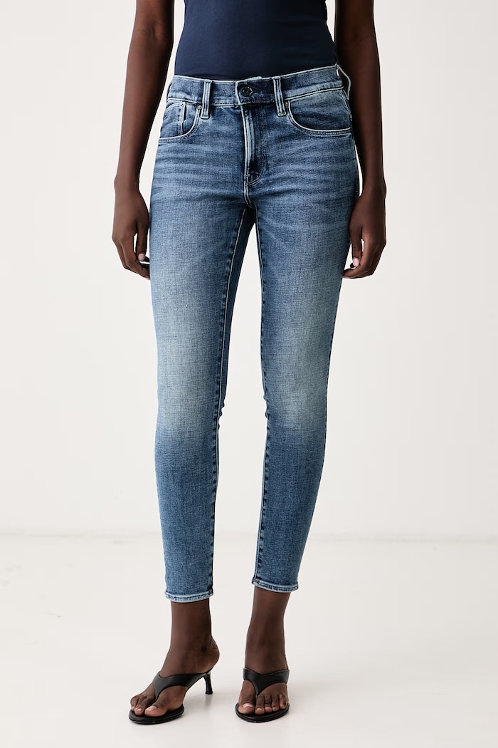G-Star Jeansy skinny damskie niebieski D19079.C051