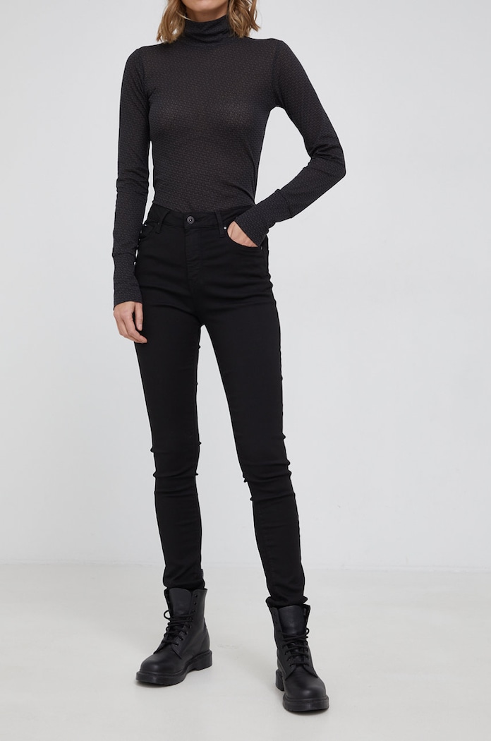 Nohavice Pepe Jeans Regent čierna PL204171XD9.000