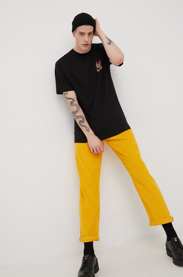 Levi's pantaloni de catifea cord X Simpson galben A2059.0000