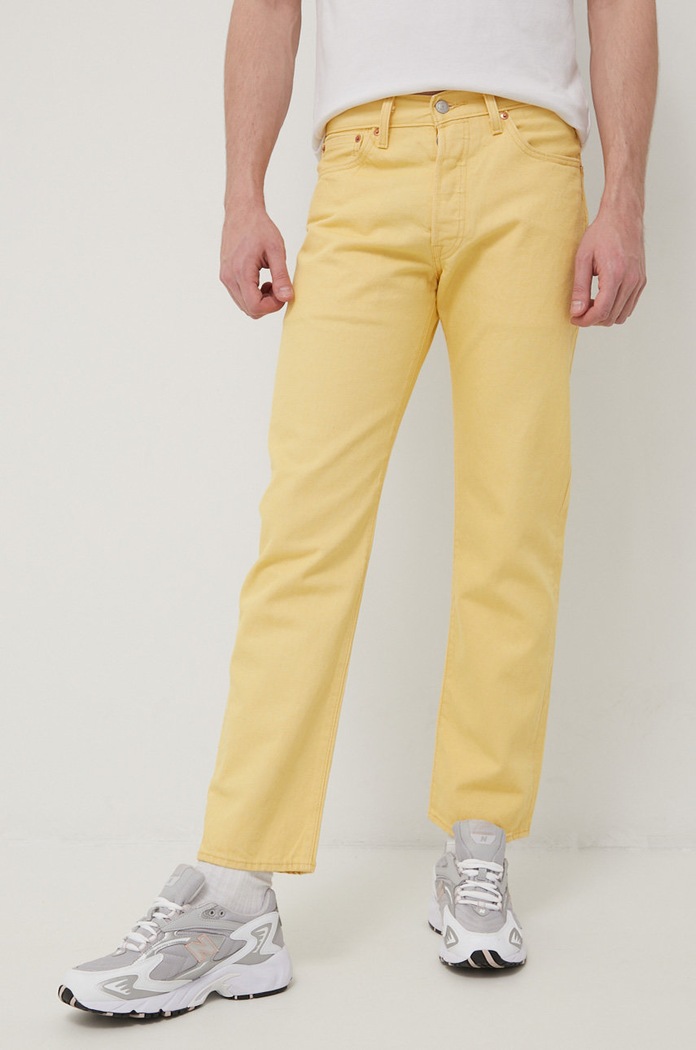 Levi's jeansi 501 Original galben 00501.3296