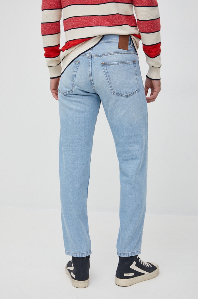 Odzież Sisley jeansy 4VTPSE004.901 niebieski