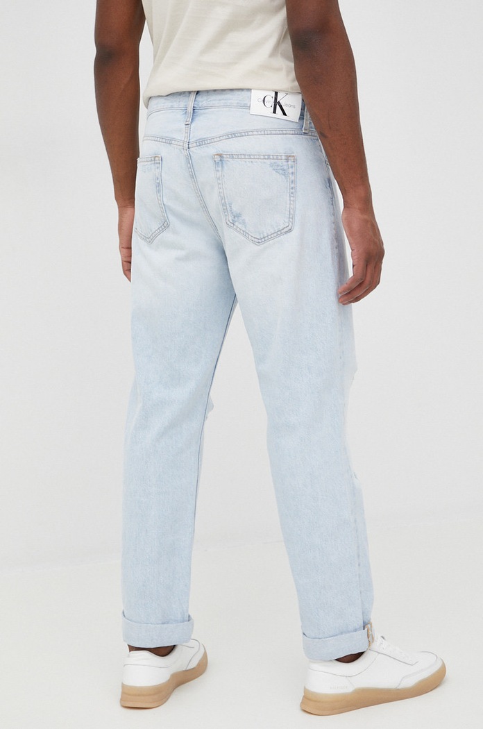 Odzież Calvin Klein Jeans jeansy J30J320460.PPYY J30J320460.PPYY niebieski