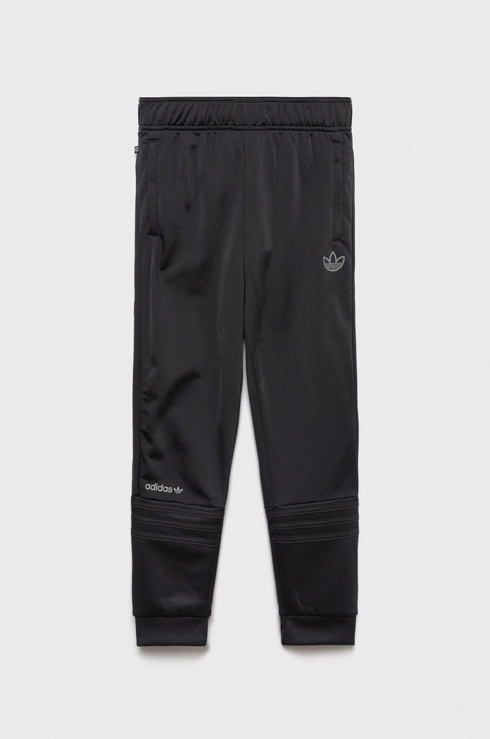 adidas Originals spodnie dresowe dziecięce dzianina czarny HE2083