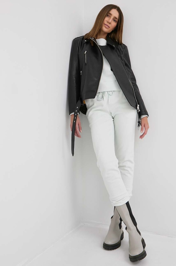 Patrizia Pepe Spodnie 8P0407.J017 turkusowy SS22