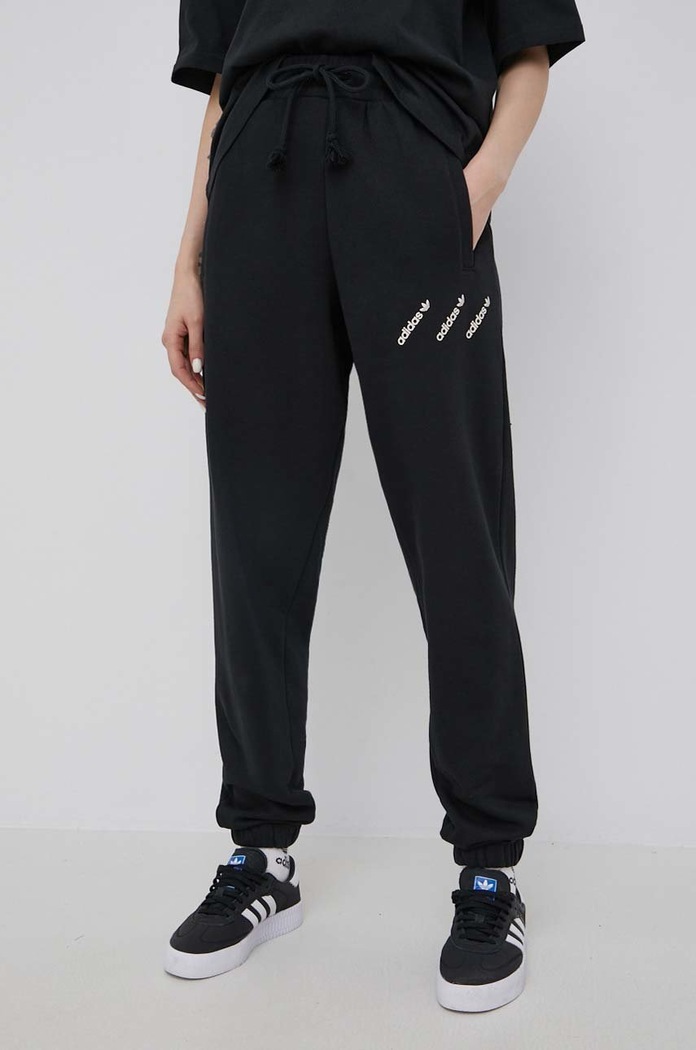 Nohavice adidas Originals HM4872 pletenina čierna HM4872
